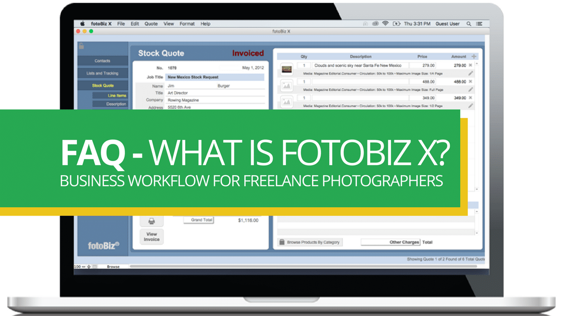 FAQ - What is fotoBiz X