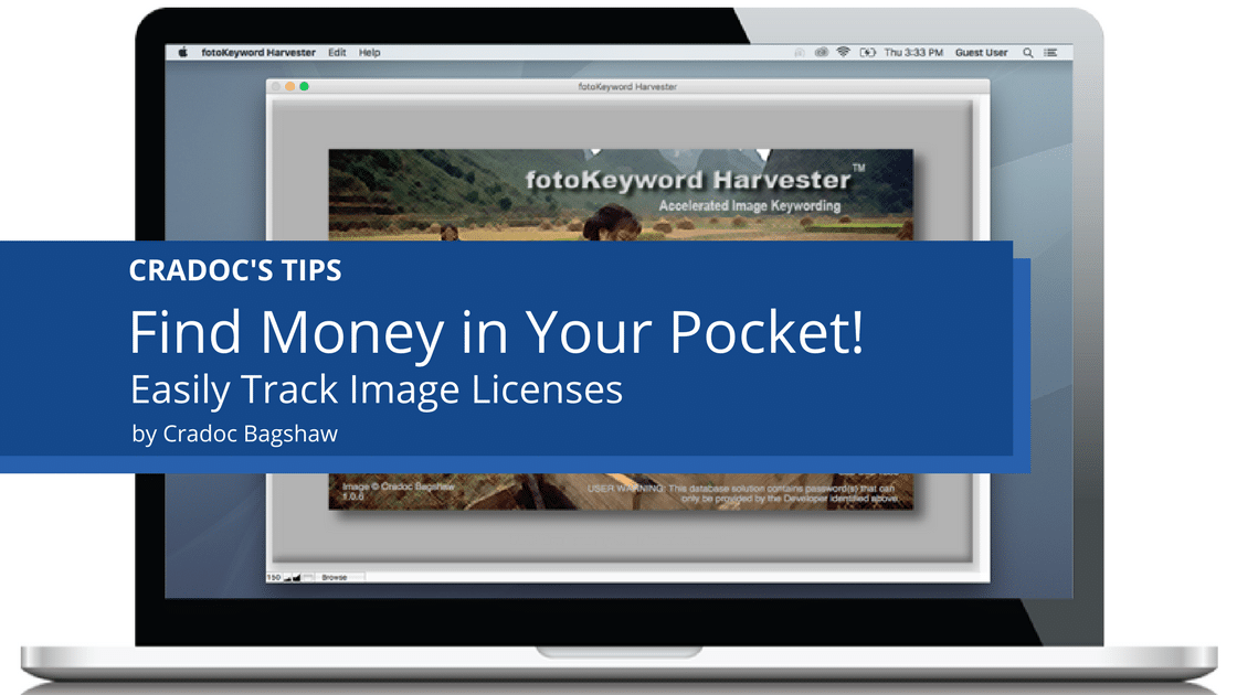 Easily track image licenses to find money in your pocket - Cradoc fotoSoftware